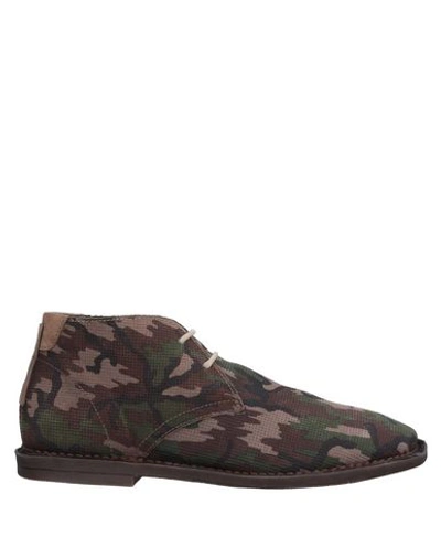 Replay Boots In Military Green