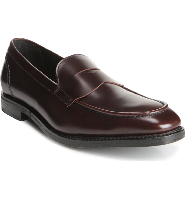 Allen Edmonds Mercer Penny Loafer In Mahogany Leather | ModeSens