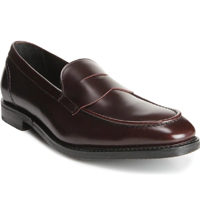 Allen Edmonds Mercer Penny Loafer In Mahogany Leather