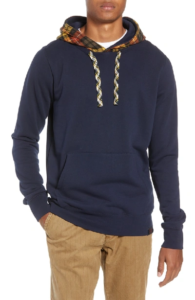 Scotch & Soda Contrast Hooded Pullover In Combo A