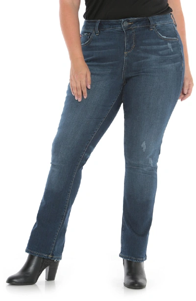 Slink Jeans High Waist Bootcut Jeans In Sheela