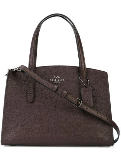 Coach Charlie Carryall 28 Bag In Purple