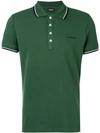 Diesel Embroidered Logo Polo Shirt In Green