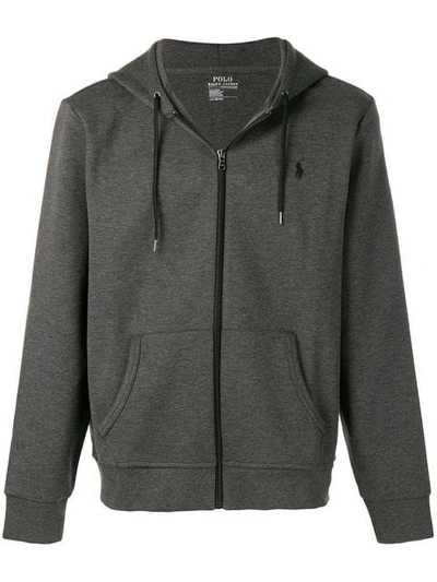 Polo Ralph Lauren Zipped Hoodie In Grey