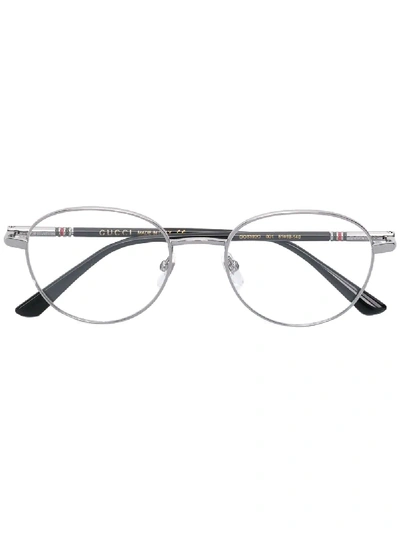 Gucci Eyewear Round Frame Glasses - Black