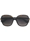 Gucci Eyewear Oversized Sunglasses - Brown