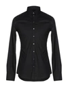 Dolce & Gabbana Solid Color Shirt In Black