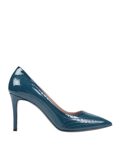 Pollini Pumps In Slate Blue