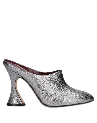 Sies Marjan Mules In Silver