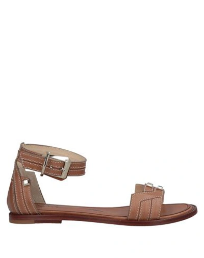 Fabi Sandals In Tan