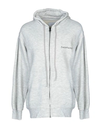 Facetasm Hooded Sweatshirt In Light Grey