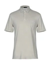 Zanone Polo Shirt In Light Grey