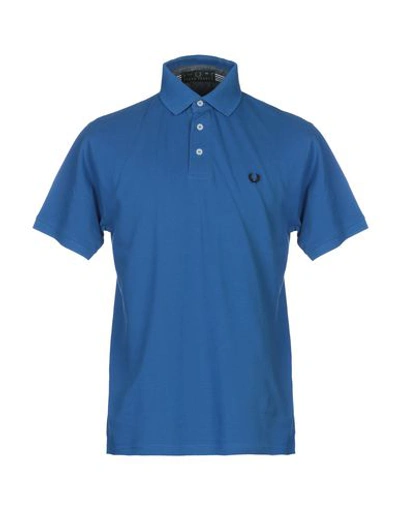 Fred Perry Polo Shirts In Azure