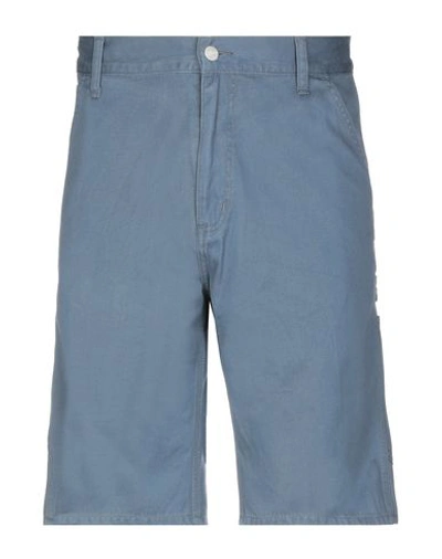 Carhartt Shorts & Bermuda Shorts In Slate Blue