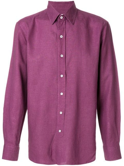 Doppiaa Linen Shirt In Pink