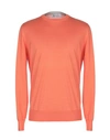 Brunello Cucinelli Sweaters In Orange
