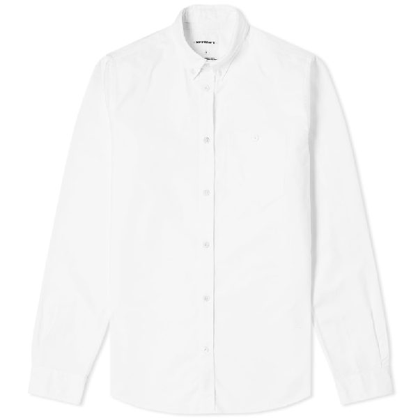 Norse Projects Anton Oxford Shirt In White | ModeSens