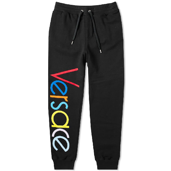 versace tracksuit black