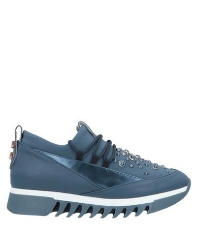 Alexander Smith Sneakers In Slate Blue