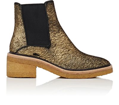 dries van noten gold boots