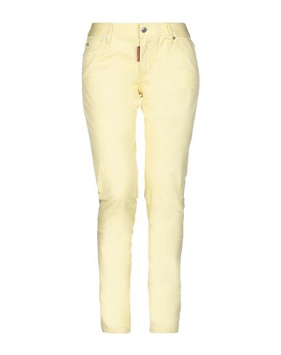 Dsquared2 Pants In Yellow