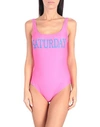 Alberta Ferretti One-piece Swimsuits In Fuchsia