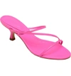 Schutz Women's Evenise Neon Kitten Heel Sandals In Neon Pink