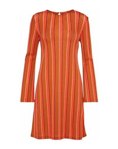 Simon Miller Short Dresses In Orange