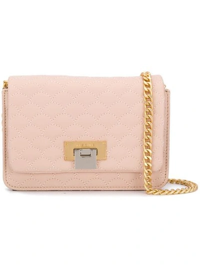 Visone Pink Quilted Lizzy Bag In Rose-pink