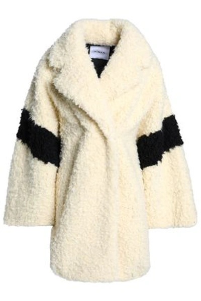 Ainea Woman Two-tone Faux Shearling Coat Cream