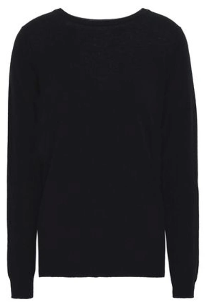 Autumn Cashmere Woman Bow-detailed Cashmere Sweater Black