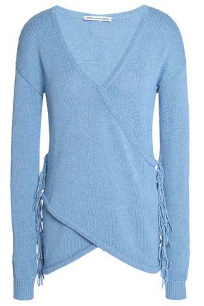 Autumn Cashmere Cotton Sweater In Azure