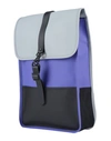 Rains Backpack & Fanny Pack In Purple