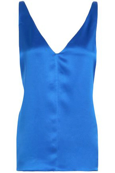 Tibi Woman Satin-crepe Camisole Bright Blue