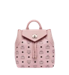 Mcm Essential Backpack In Visetos Original In Soft Pink
