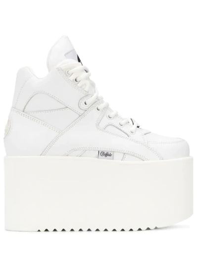 Buffalo Platform High-top Sneakers In White