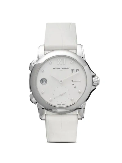 Ulysse Nardin Classic Dual Time Lady 37mm In White