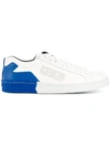 Kenzo Men's Tennix Two-tone Leather Sneakers In Blue