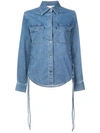 Stella Mccartney Denim Button-down Shirt In Blue