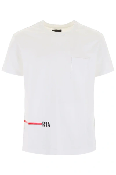 Rta Virginity T-shirt In White,red