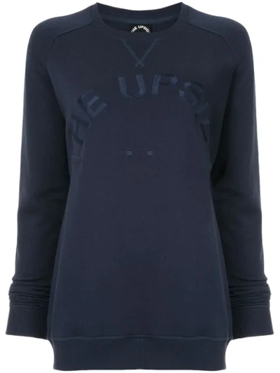 The Upside Long Sleeved Sweater In Blue