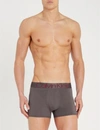 Calvin Klein Evolution Regular-fit Stretch-cotton Trunks In Grey
