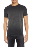 John Varvatos Slim Fit Ombre T-shirt In Black