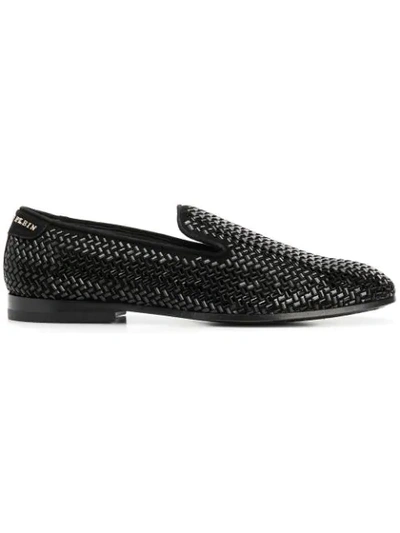 Philipp Plein Luxury Man Loafers In Black