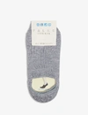 Falke Cool Kick Anti-slip Stretch-woven Ankle Socks In 3400 Light Grey
