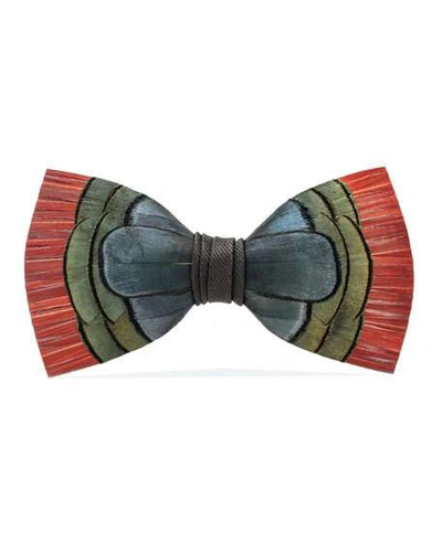 Brackish Bowties Hemingway Feather Formal Bow Tie