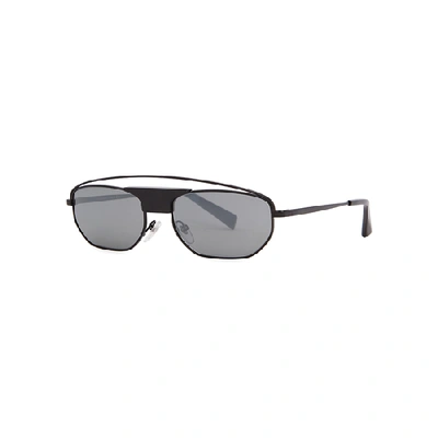 Alain Mikli Plaisir Rectangle-frame Sunglasses In Black