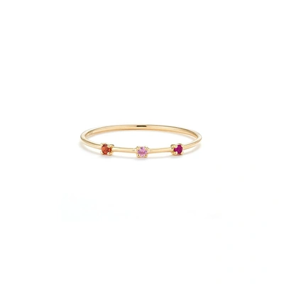Edge Of Ember Pink Party Ring Set