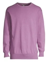 Peter Millar Cotton-blend Crewneck Sweater In Dayflower