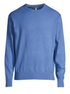 Peter Millar Cotton-blend Crewneck Sweater In Vessel